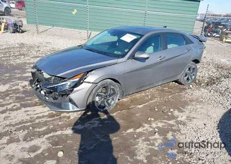 2023 Hyundai Elantra Hybrid Limited z USA, uszkodzony, nr VIN KMHLN4AJ4PU058141